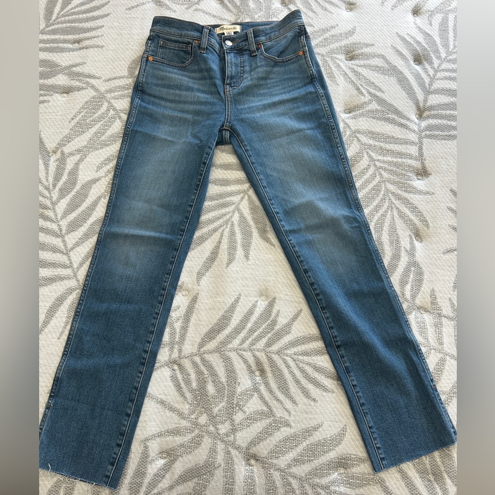 NWOT Madewell Mid-rise Stovepipe jeans 26P